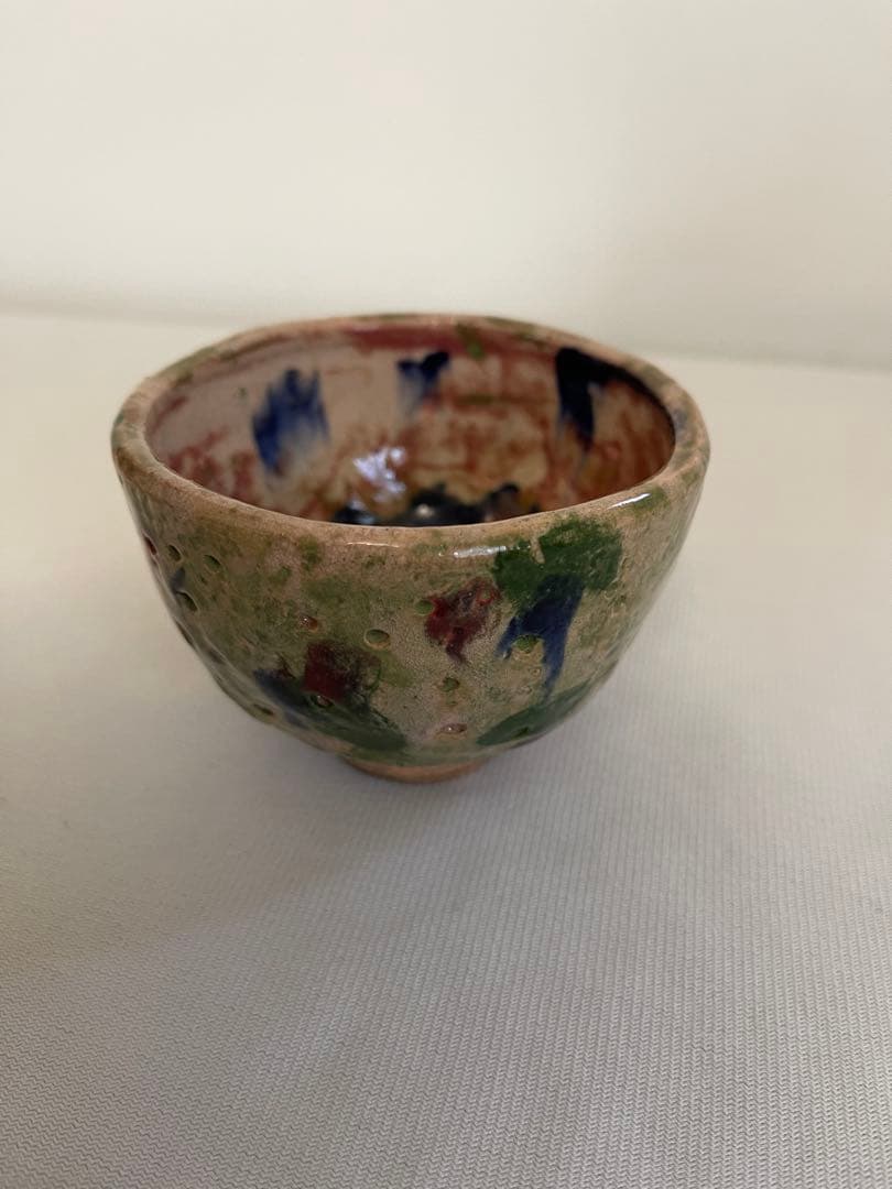 出口王仁三郎　ぐい呑み　茶碗　耀盌　ようわん 口径8.8cm 高さ6.3cm