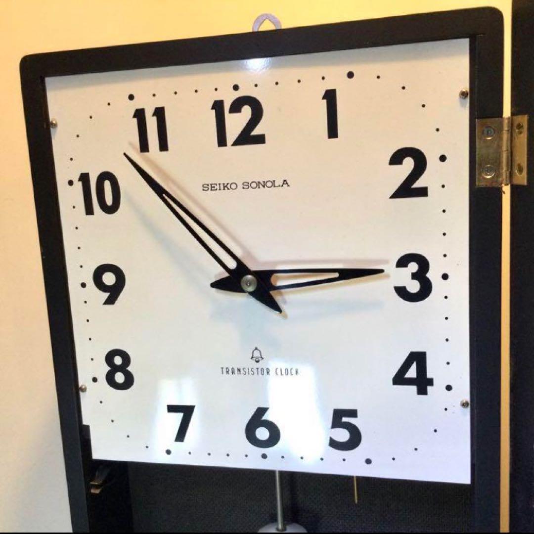 【最終値下げ』SEIKO ソノーラ 1965年製トランジスタ時計　ビンテージ