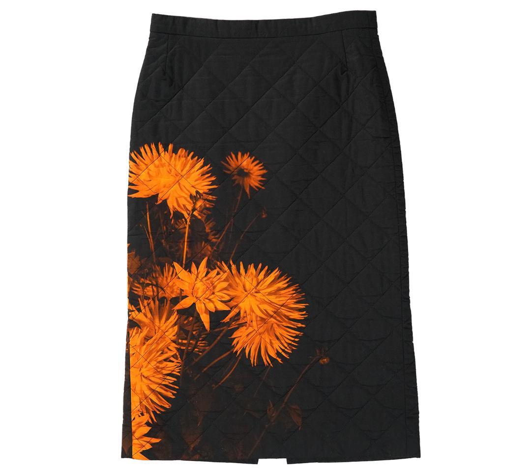 ベルギー製 DRIES VAN NOTEN フラワー キルティング スカート