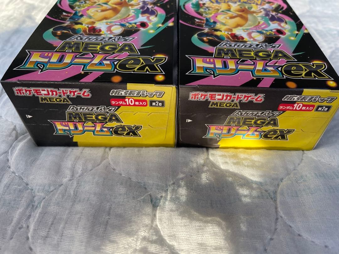 ポケモンカードゲーム MEGAドリームEX 2BOX シュリンクなしペリペリ付き