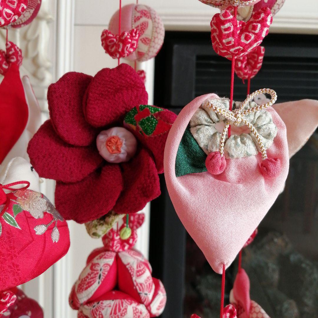 吊るし飾り　吊るし雛　ひな祭り　節句　ちりめん細工