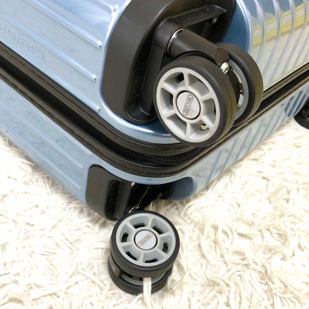極美品✨リモワ キャリーケース サルサエアー 4輪 33L TSAロック ブルー