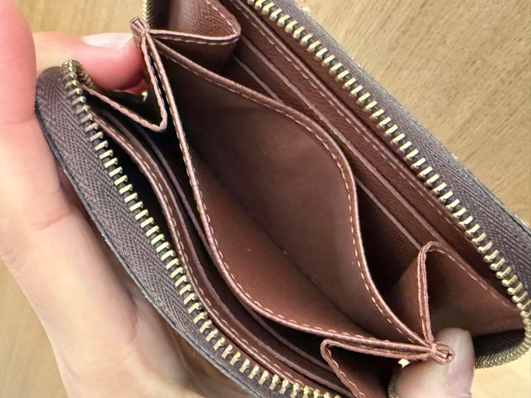 ヴィトン　ジッピー　パース　モノグラム　正規品