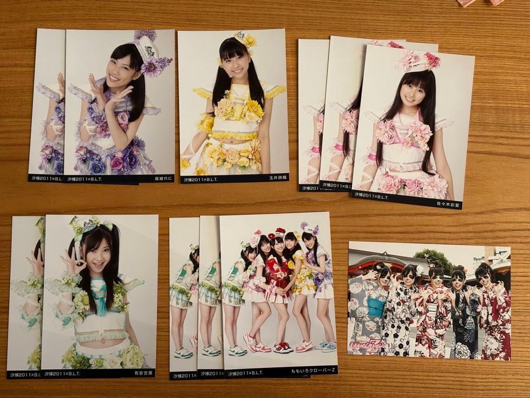 ももいろクローバー 生写真 まとめ売り サイン入り