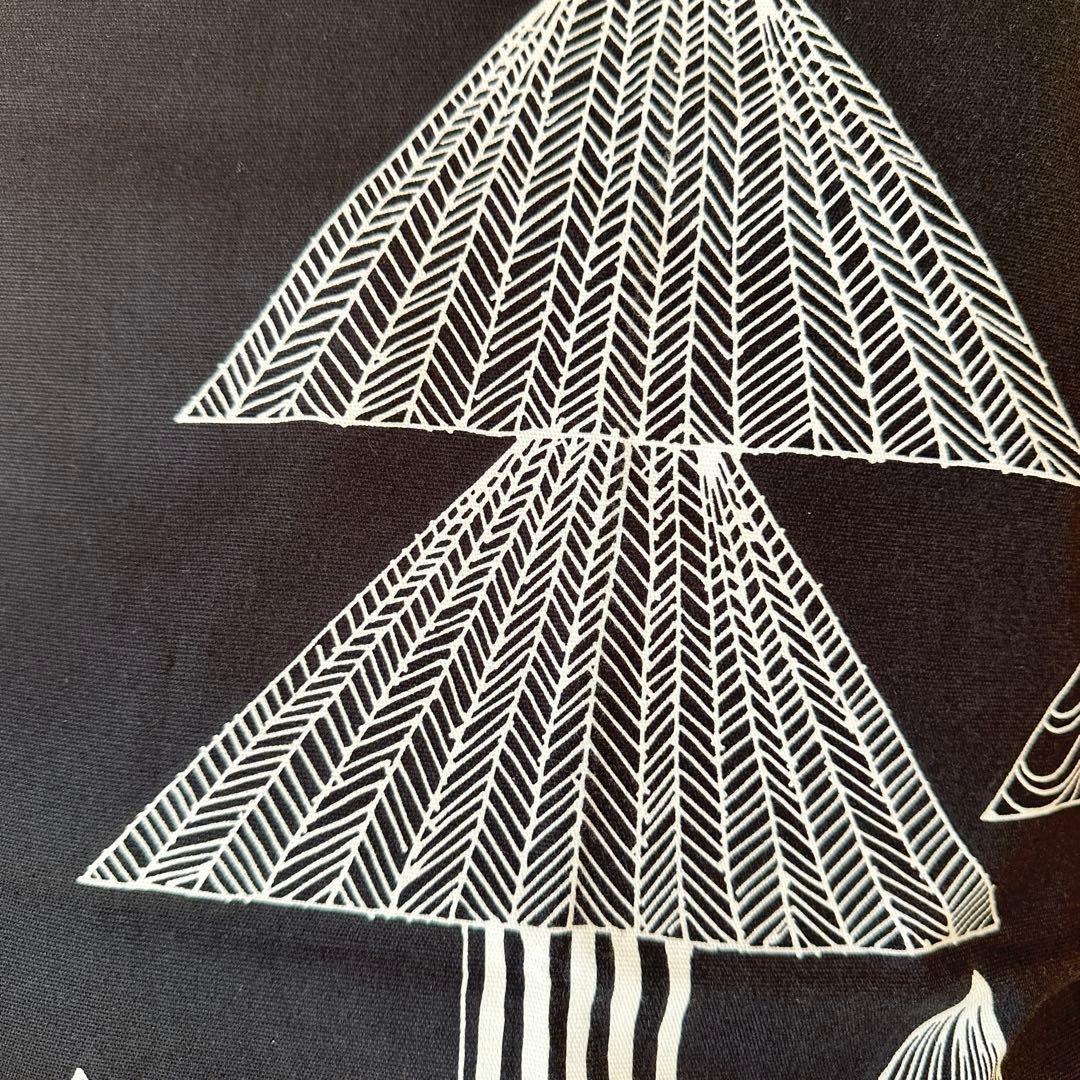 ２枚セット？マリメッコ　新品　クッションカバー　クーシコッサ もみの木　ブラック