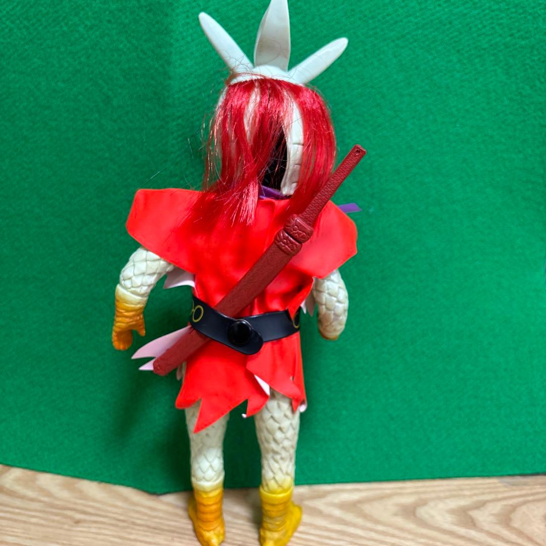 バンダイ　変身忍者嵐　ソフビ　面取れ　1972年　当時物　刀レプリカ　石森章太郎