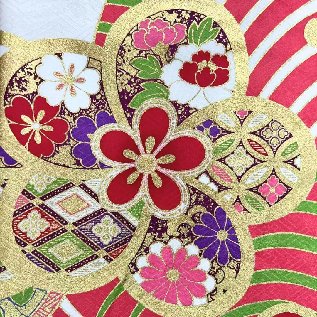 ≪早い者勝ち≫【美品】 振袖 正絹 古典柄 成人式 単品 白 S*110 ●