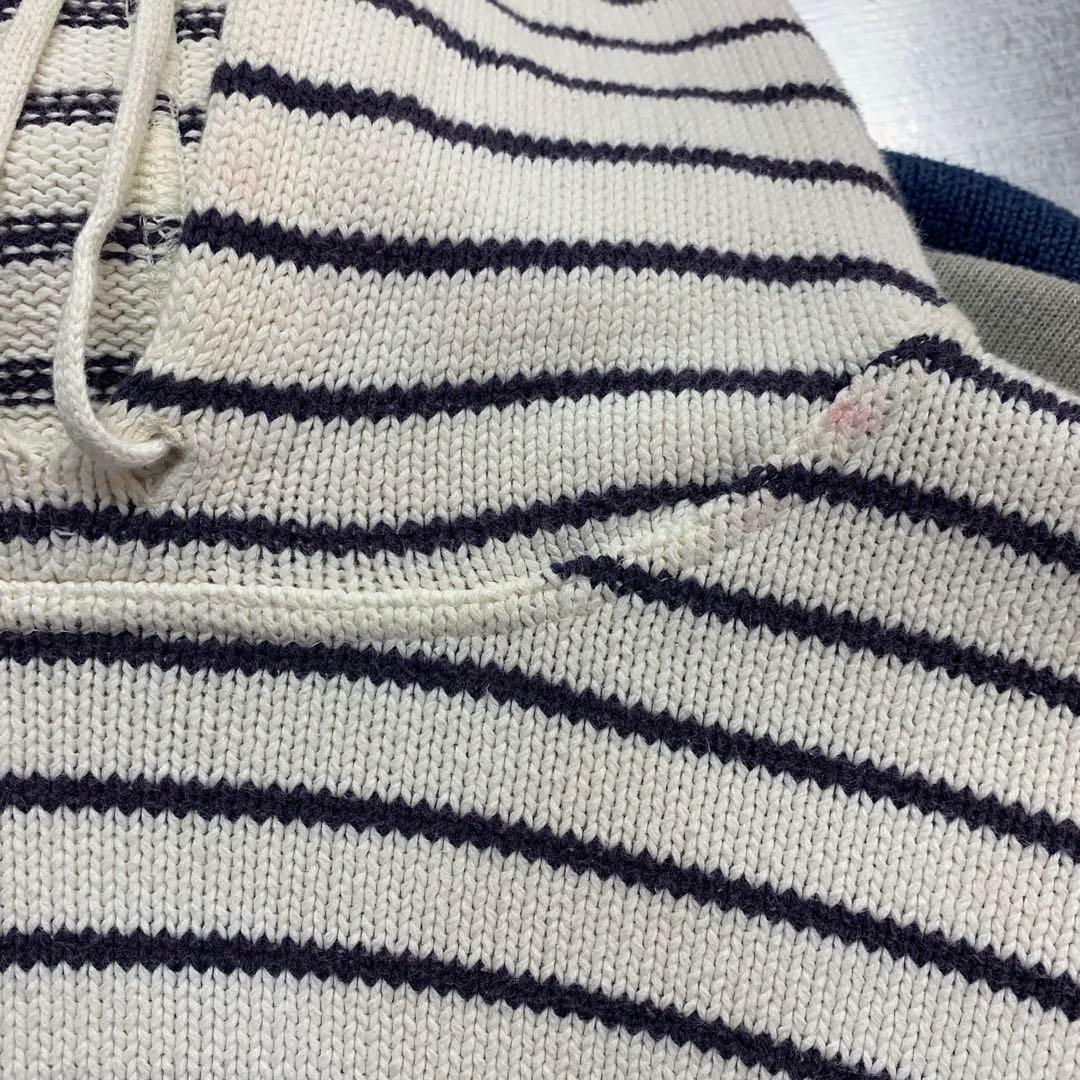 13WD999 90's old GAP ボーダー コットン パーカー