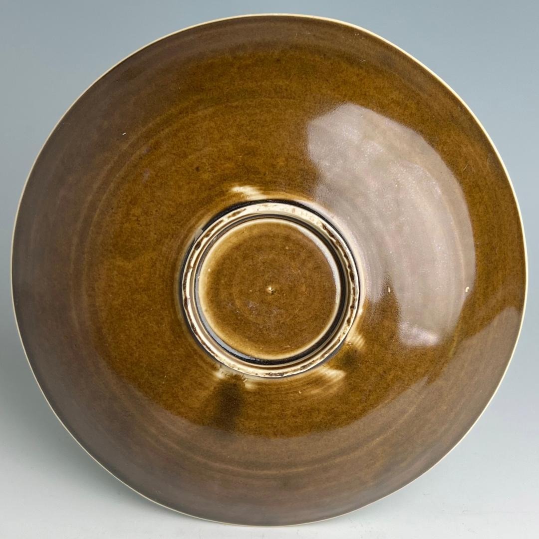 定窯紫金釉鹿紋碗 唐物 中国古玩 中国美術 唐物 擺件 A895