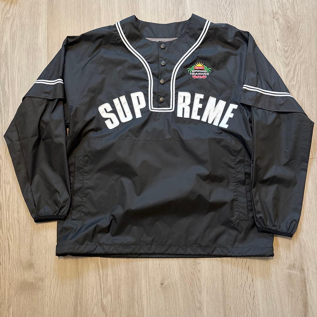 supreme ベースボールシャツ　サイズL BTS