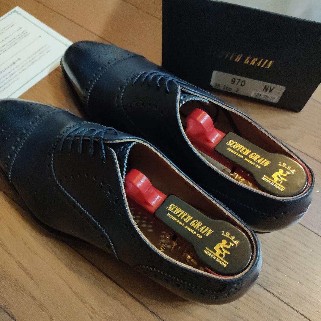 SCOTCH GRAIN 970 ネイビー 26.5cm E