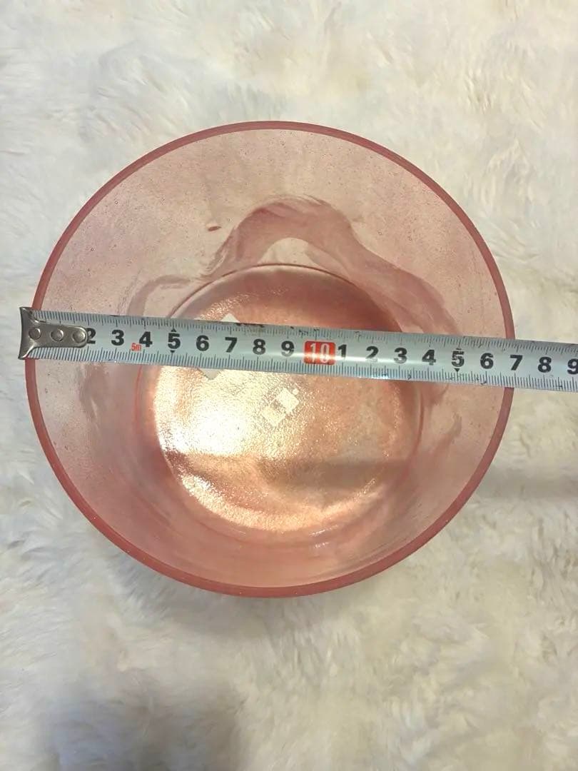 クリスタルボウル　7インチG+20 ピンク