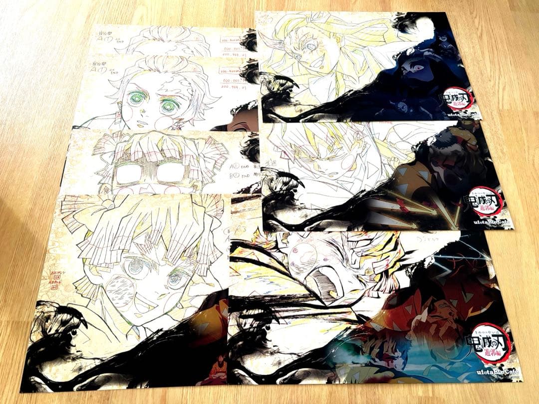 鬼滅の刃　ランチョンマット　まとめ売り　95枚　クリアファイル5枚 cafe