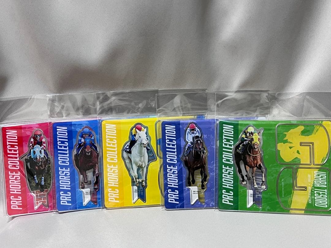 ゆらゆらアクリルスタンド　競馬　JRA 5枚セット