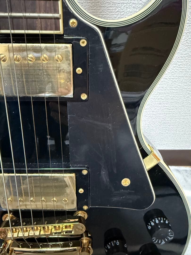 BUSKER'S ブラック エレキギター レスポールタイプ