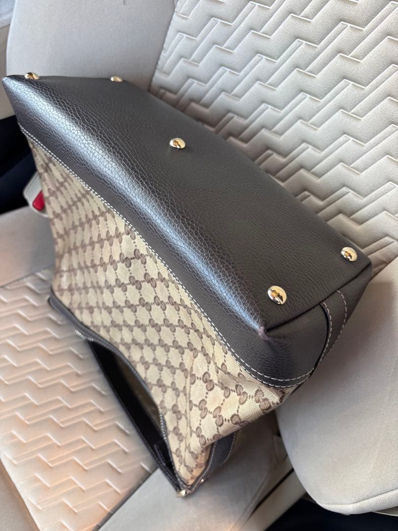 Gucci グッチ　ショルダーバッグ ブラウン ブラック　美品