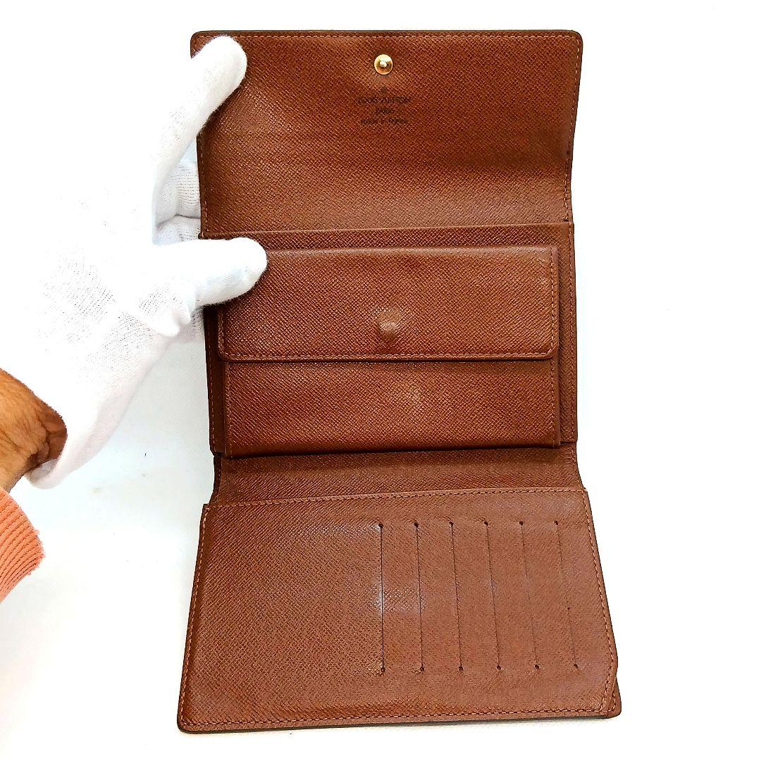 ★美品★ルイヴィトン★ポルト トレゾール エテュイ パピエ モノグラム★折り財布