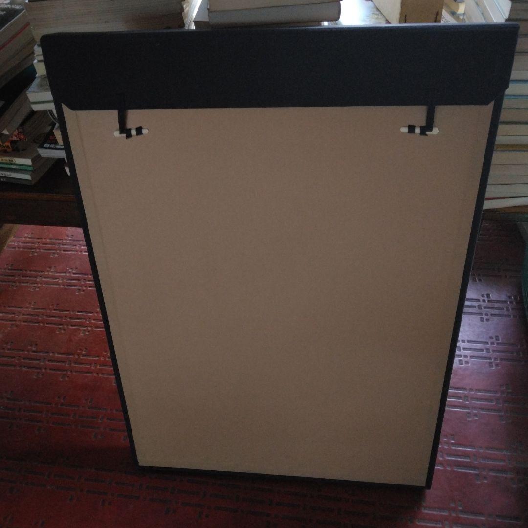 五十嵐 晴徳　日本画 鯉の絵　額・箱付き