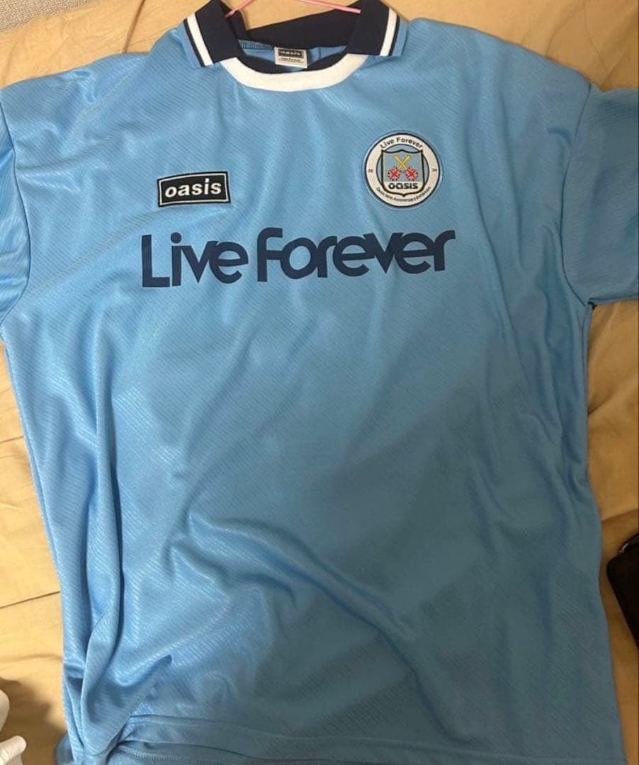 Oasis フットボールシャツ L リヴ・フォーエヴァー オアシス展