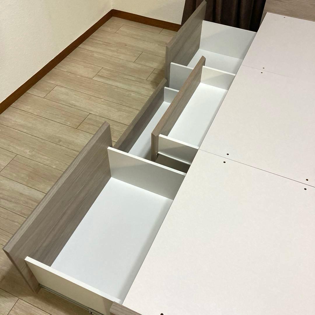 【自社配送エリア内限定販売】NITORI/ジオチェスト/シングルベッドフレーム