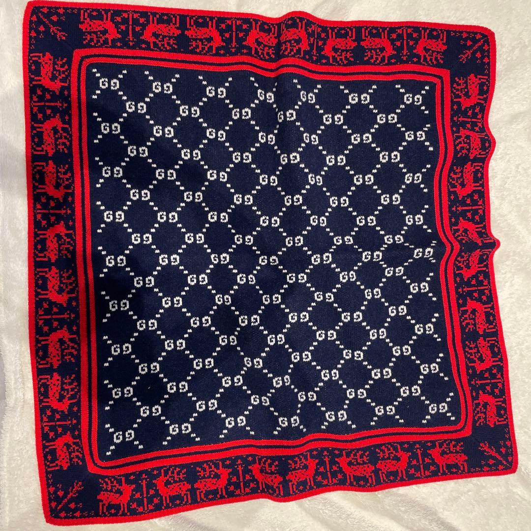 GUCCI 新品未使用　ニット帽　ブランケット　膝掛け