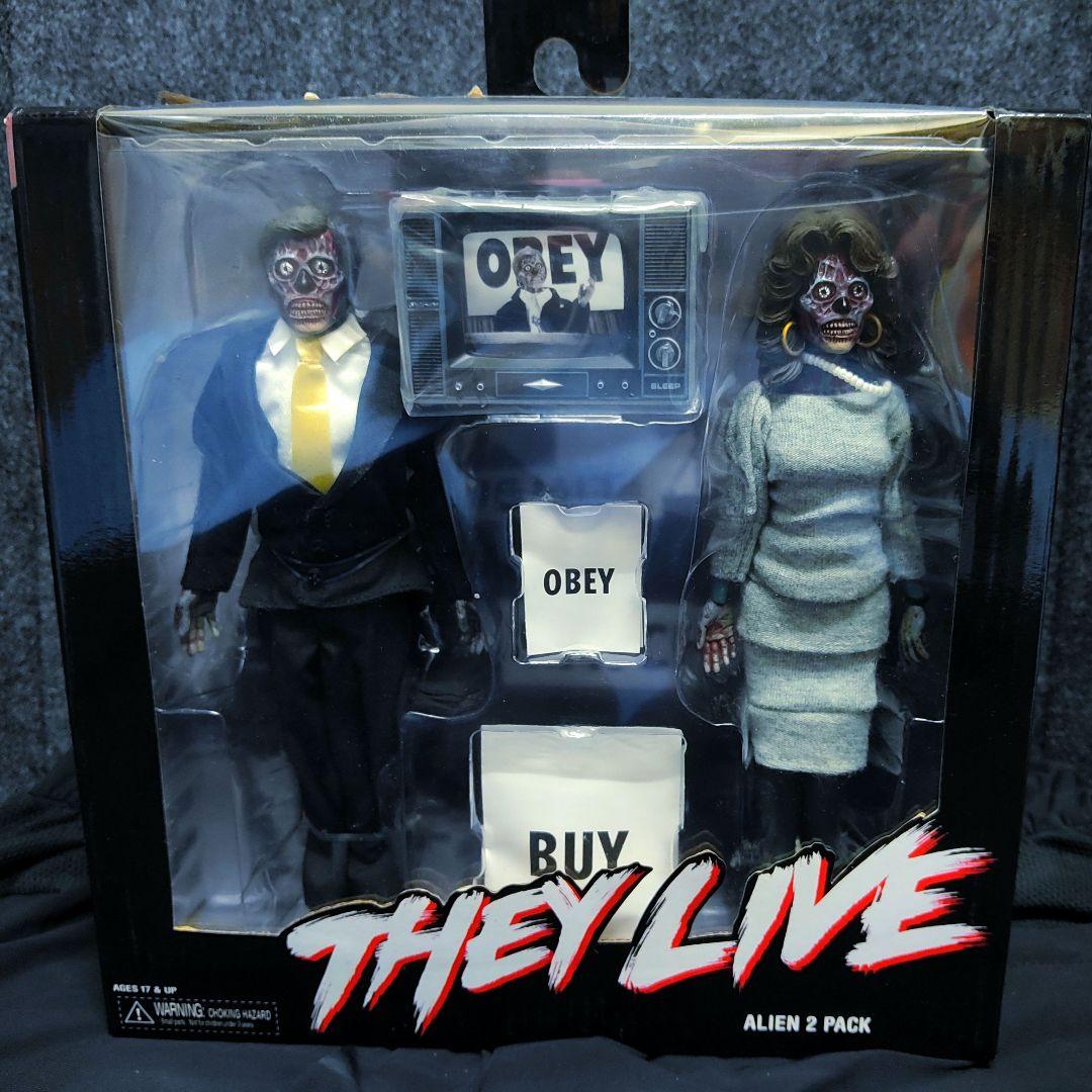 NECA 社•豆魚雷[They Live ALIEN 2 PACK]新品未開封!