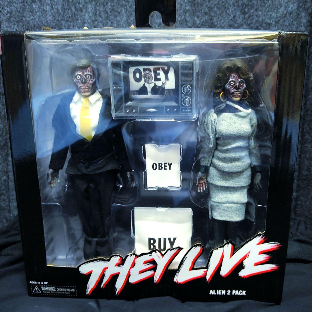 NECA 社•豆魚雷[They Live ALIEN 2 PACK]新品未開封!