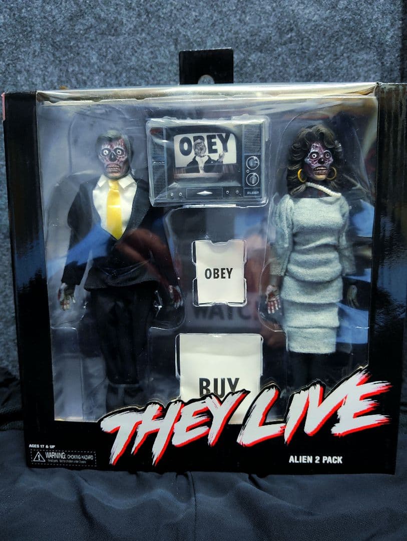 NECA 社•豆魚雷[They Live ALIEN 2 PACK]新品未開封!