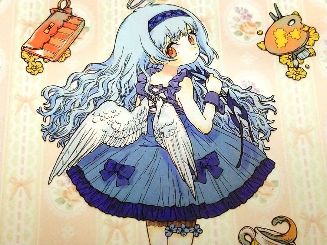 J547＃小天使(PET)田小宝的星空切り売り海外人物マステ女の子