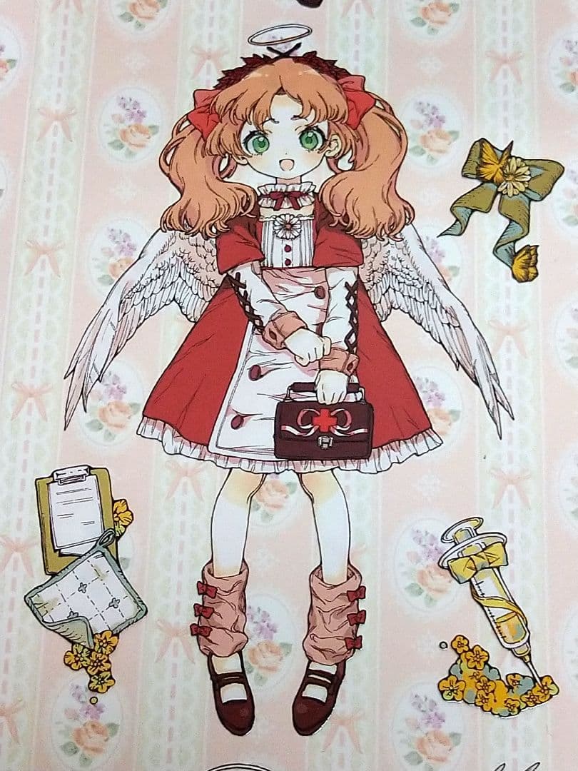 J547＃小天使(PET)田小宝的星空切り売り海外人物マステ女の子