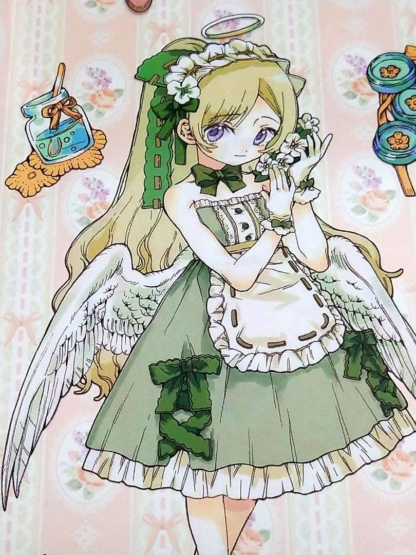 J547＃小天使(PET)田小宝的星空切り売り海外人物マステ女の子