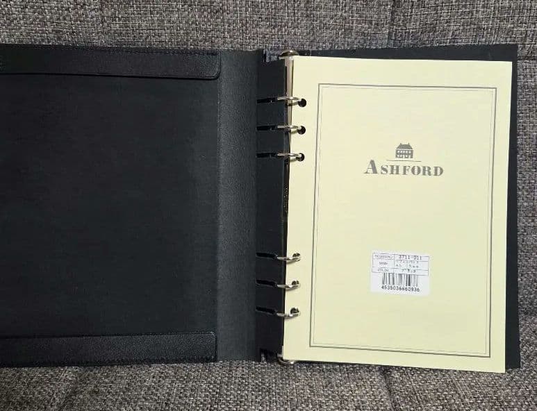 ☆新品未使用☆アシュフォード レザーリフィルパッド　マットセット(A5)