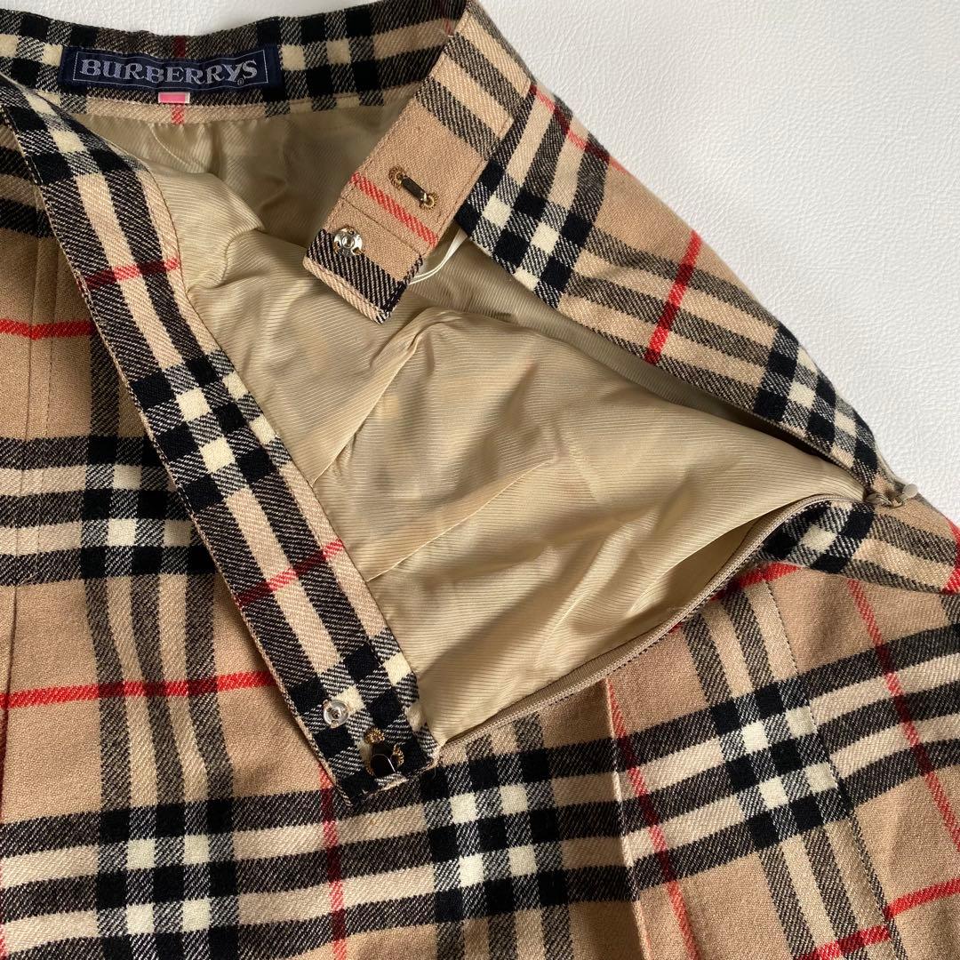 バーバリーズ ノバチェック ウール スカート 11AB Burberrys