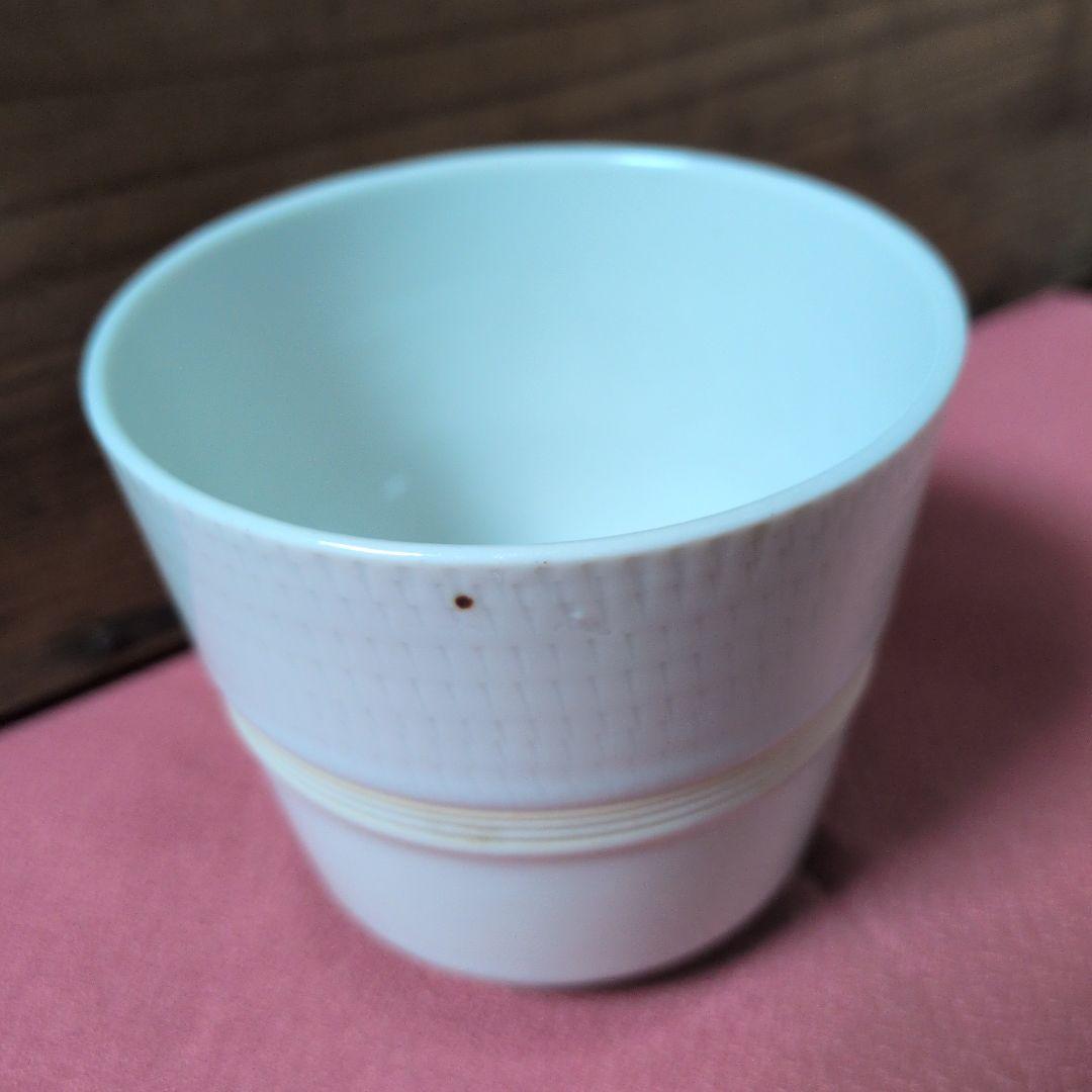 陶磁器　食器　蓋物　蓋付き碗　蒸し碗　２個（本体２個　蓋３枚）金彩　沈金　染付