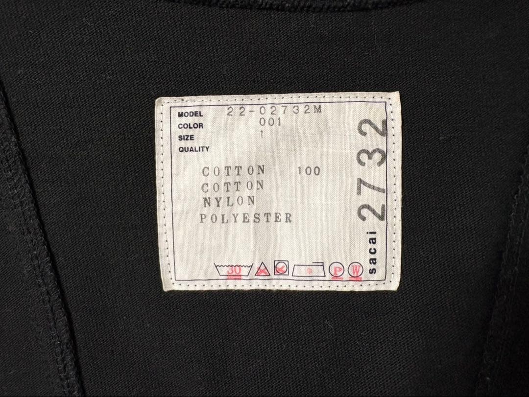 sacai 2022SS SPORTS MIX L/S T-SHIRT サイズ1