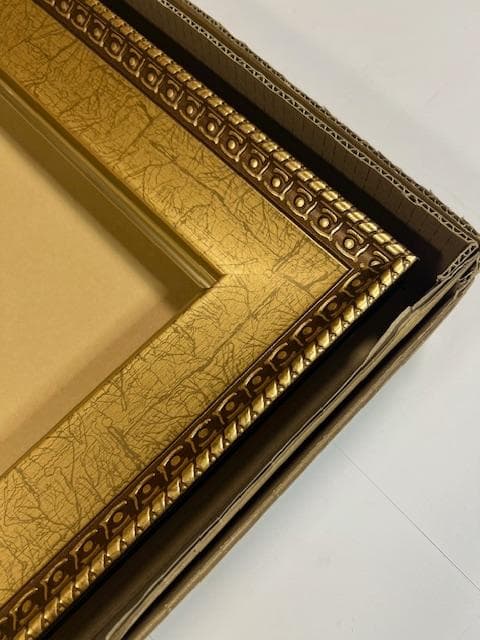 リ*5様 ゴールド F20 油彩額縁　アクリル付き