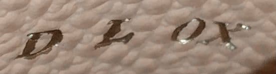 APN21 ヴァレクストラ 極美品 2つ折り財布 ゴールド金具 箱＆保存袋付き