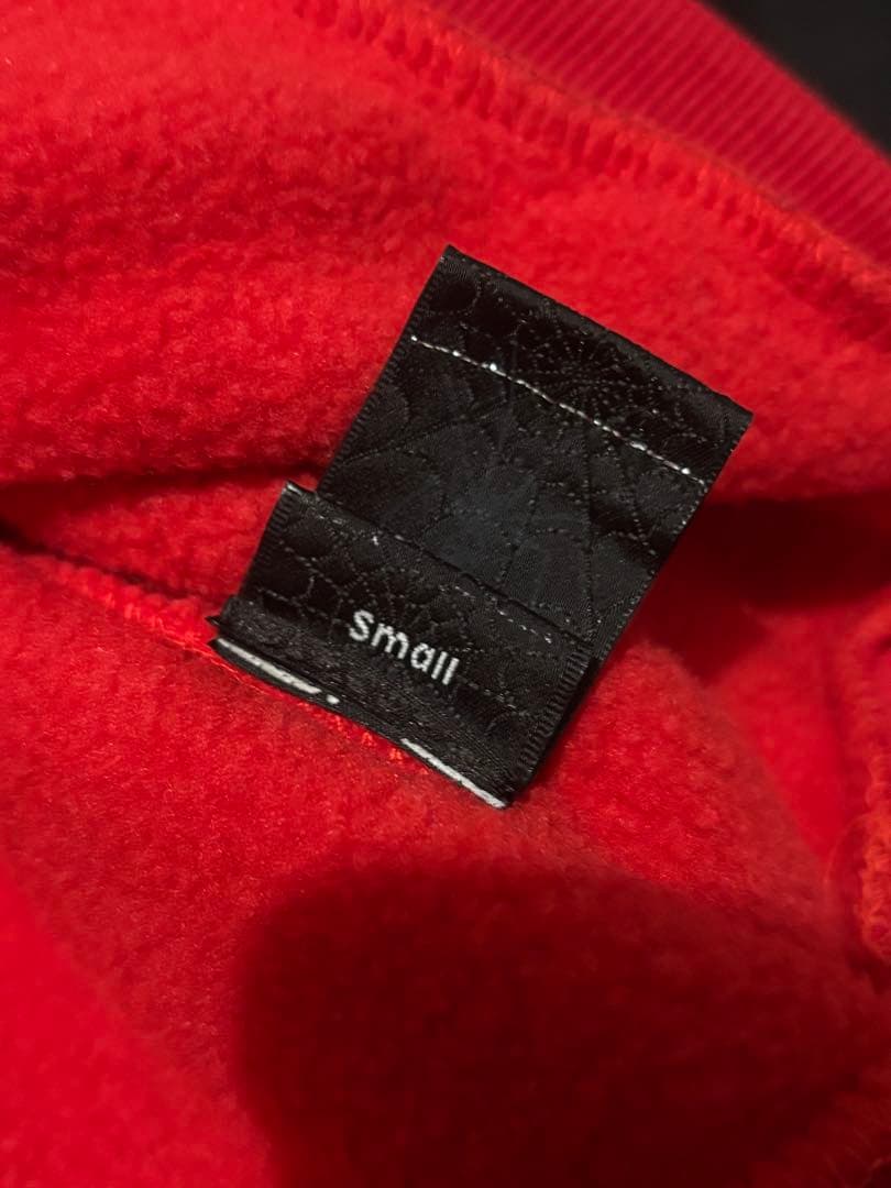 sp5der red ロゴ パーカー