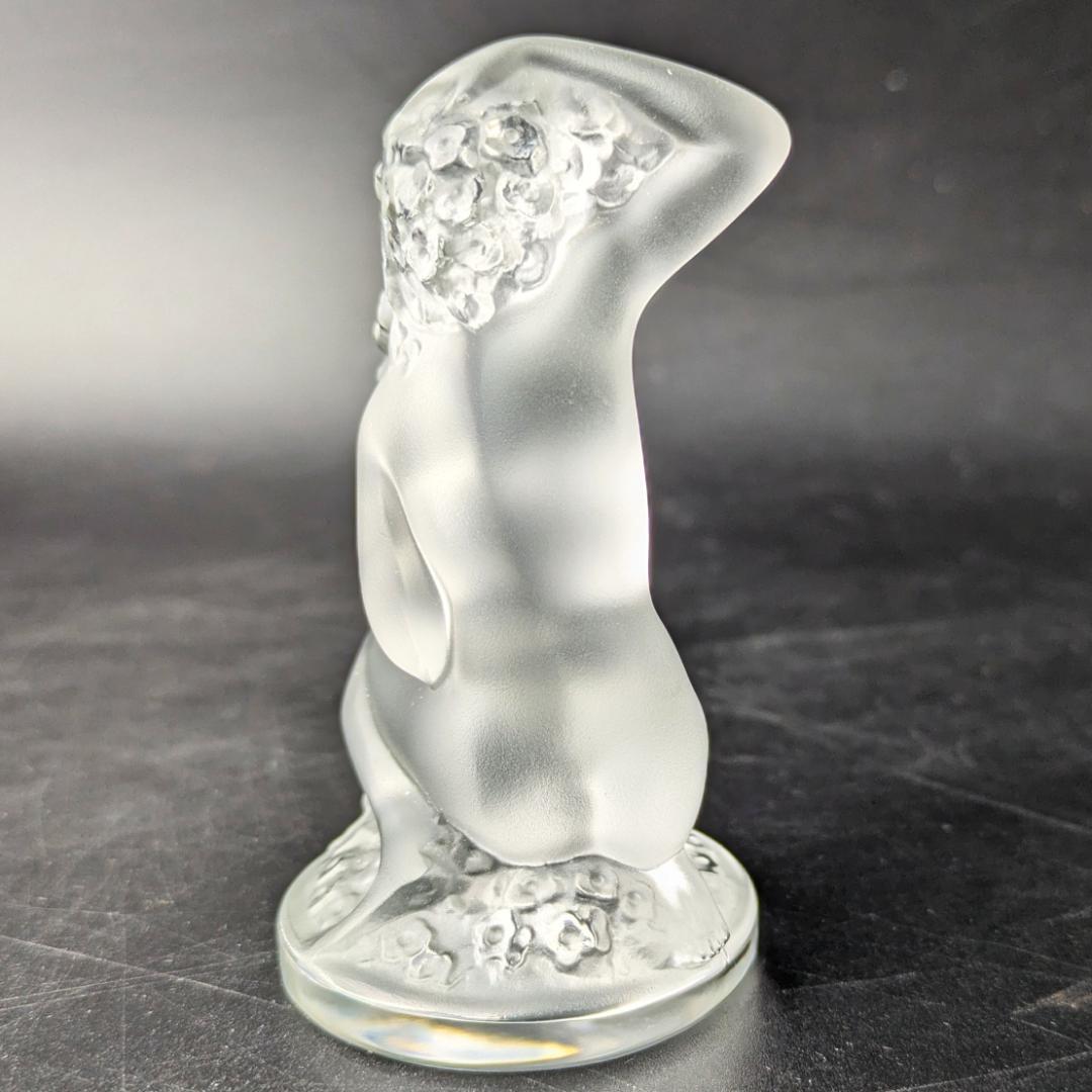 ラリック Floreal フロレアル フロスト ガラス フィギュリン 彫像