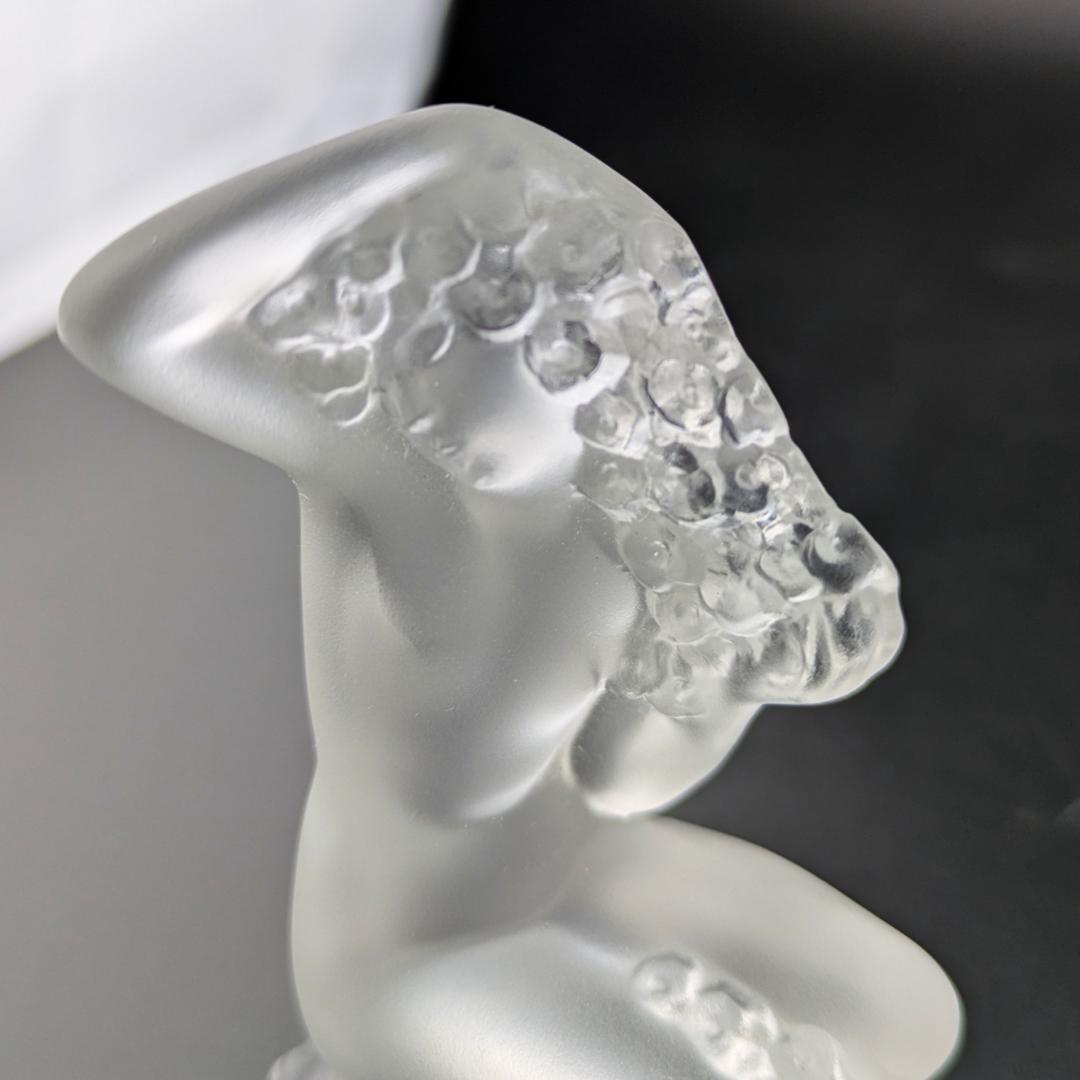 ラリック Floreal フロレアル フロスト ガラス フィギュリン 彫像