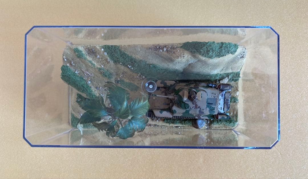 ジオラマ 1/76 日本陸軍97式中戦車改チハ