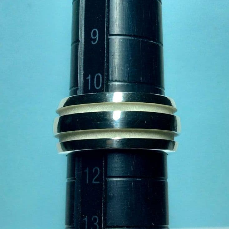 ティファニーグルーブドリング 11号　新品仕上げ　無傷未使用に近い