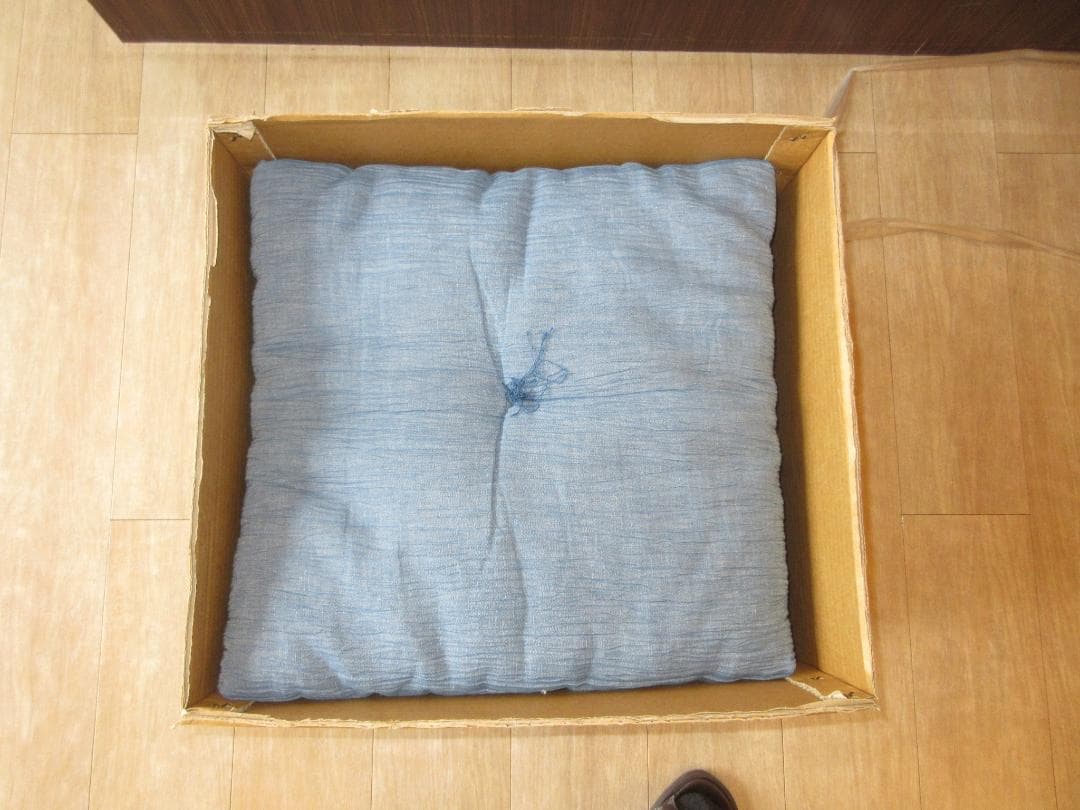 送料込【逢絢亭】茶道具 茶席用座布団 麻地 ５枚セット 段ボール入り