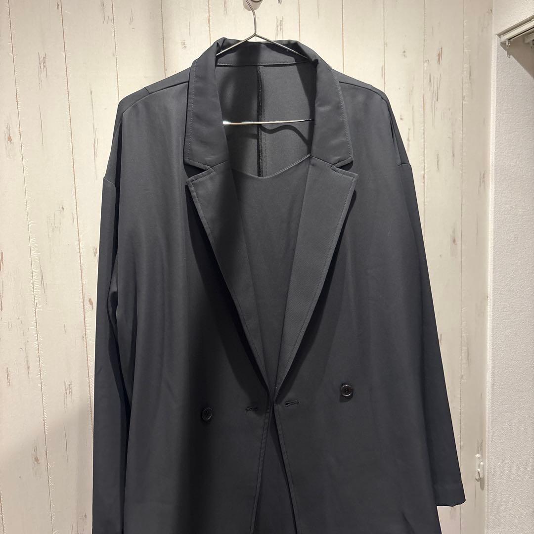 スーツ・フォーマル・ドレス Transparent hem setup dress