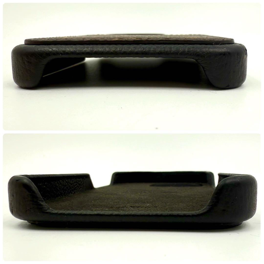 鑑定済 ルイヴィトン モノグラム iPhone 15pro バンパー ケース 黒