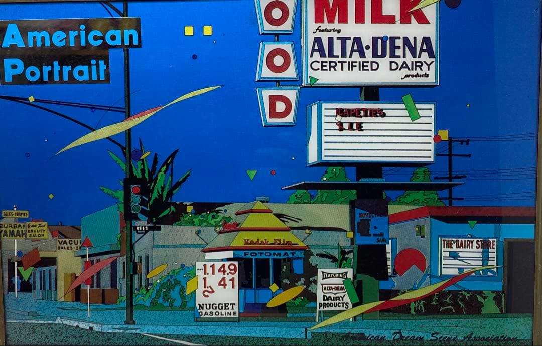 I◆ American Portrait 鈴木英人 パブミラー 80年代 レトロ