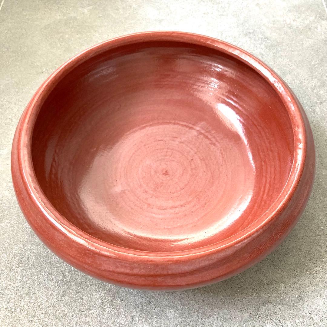 茶道具 筋半田焙烙 赤楽 巴半田焙烙 素焼