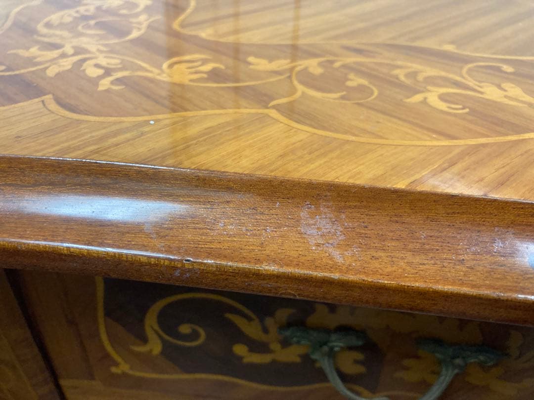 イタリア 最高級象嵌机 クラシック アンティーク エレガント マルコーニアルテ