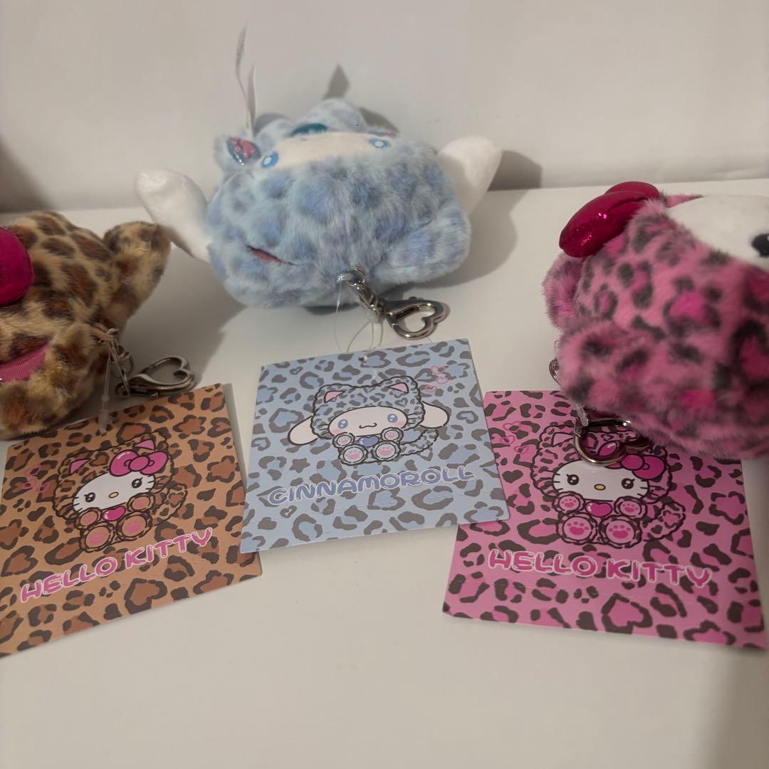 ギャルネコ　キティ　シナモン　3点セット　ヒョウ柄