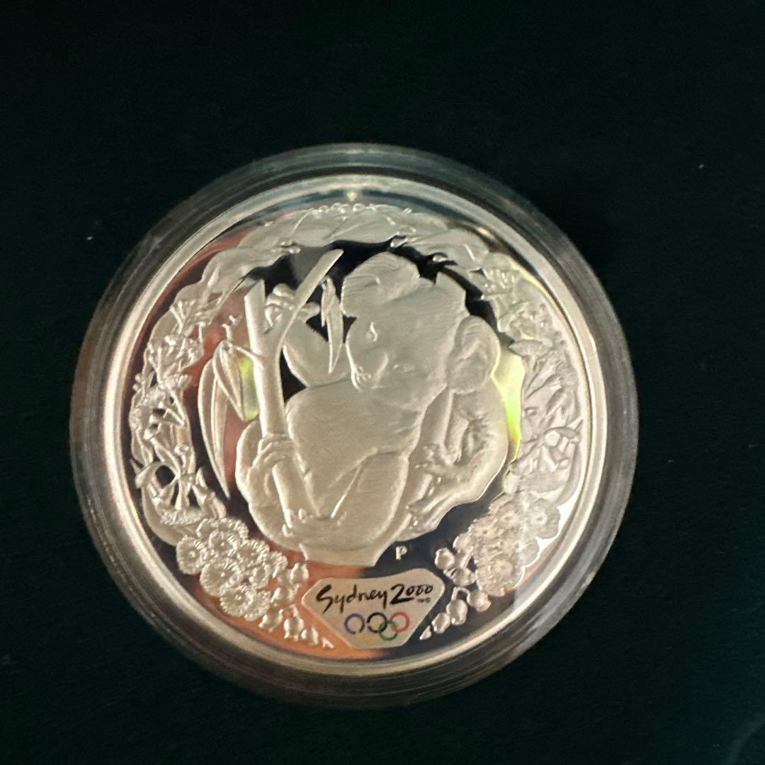 7月SALE☆2000年☆シドニーオリンピック☆公式記念☆5ドル銀貨4枚セット☆